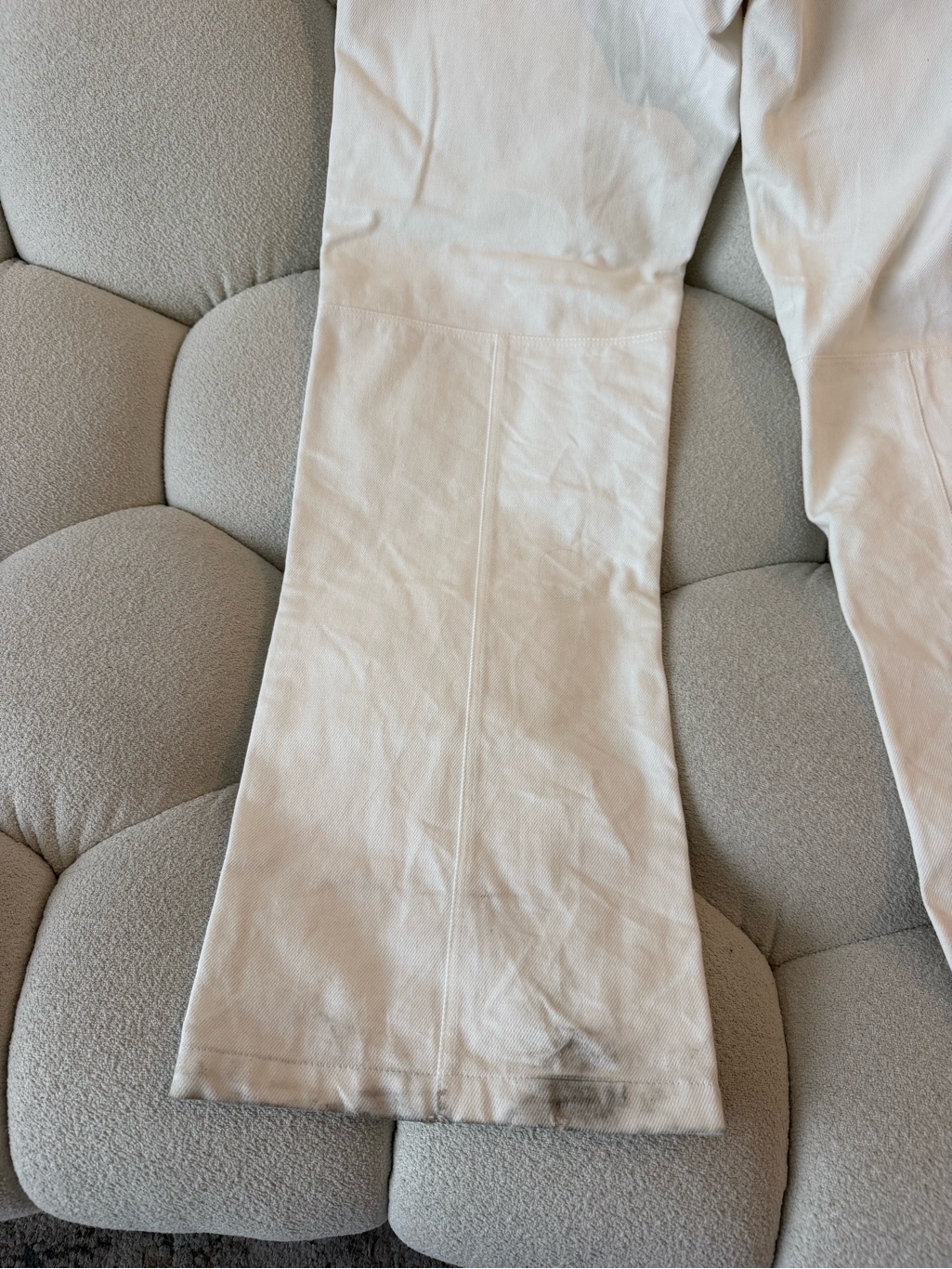 Parentezi Lara Denim Women’s Pants In White — image 8 of 8